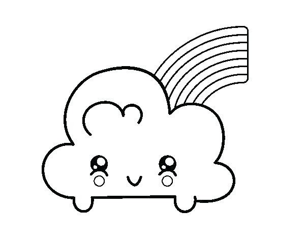 600x470 Cloud Coloring Pages Clouds Coloring Page Cloud Coloring Pages