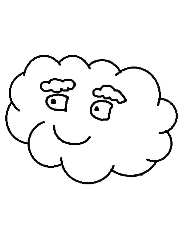 600x776 Coloring Picture Of Clouds Colouring Pictures Of Clouds Cloud
