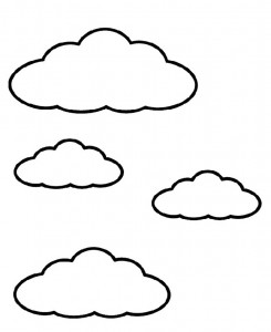 Storm Cloud Coloring Pages at GetColorings.com | Free printable ...