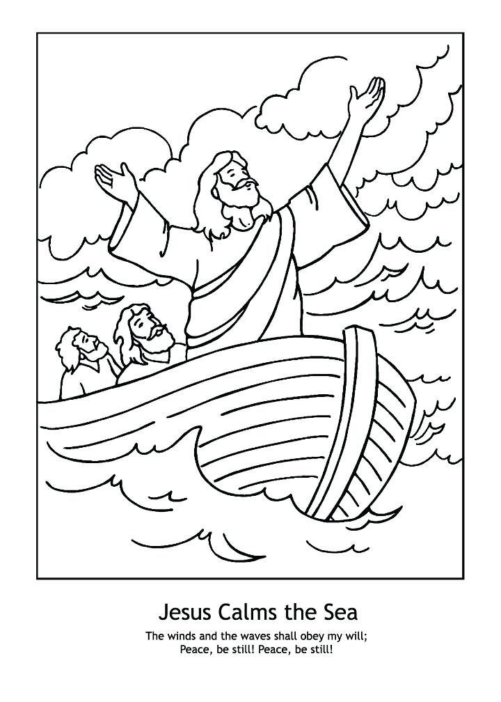 720x1008 Jesus Feeds 5000 Coloring Page Good Calms The Storm Coloring Page