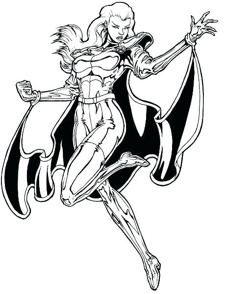 461x600 Amazing Storm Coloring Pages Amazing Storm Coloring Pages X Men