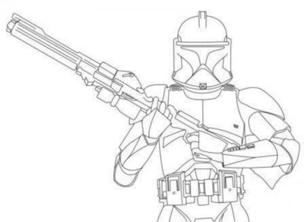 Storm Trooper Coloring Page 1024x748 Storm Trooper Coloring Page