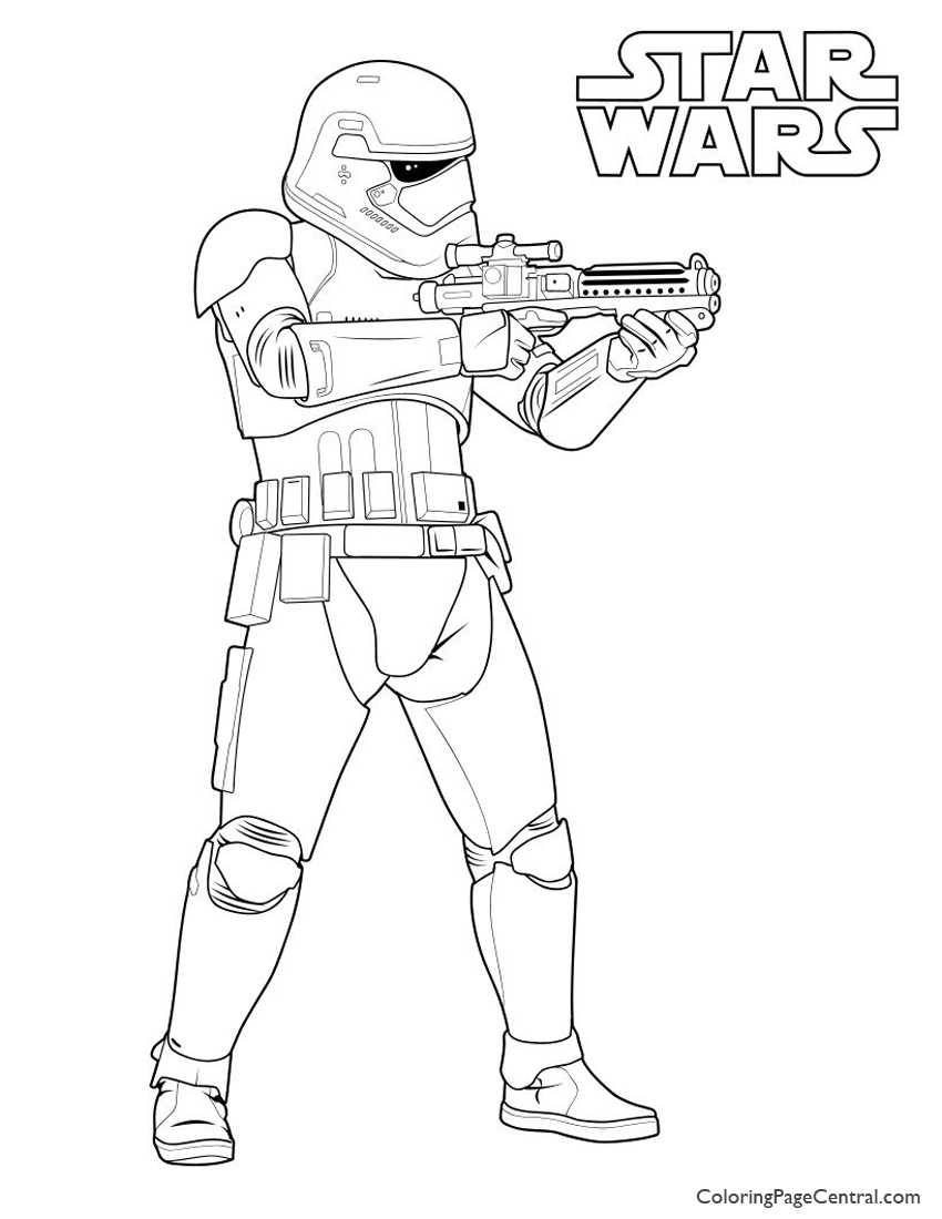 Star Wars First Order Storm Trooper Coloring Page Coloring 850x1100 Star Wars First Order Storm Trooper Coloring Page Coloring
