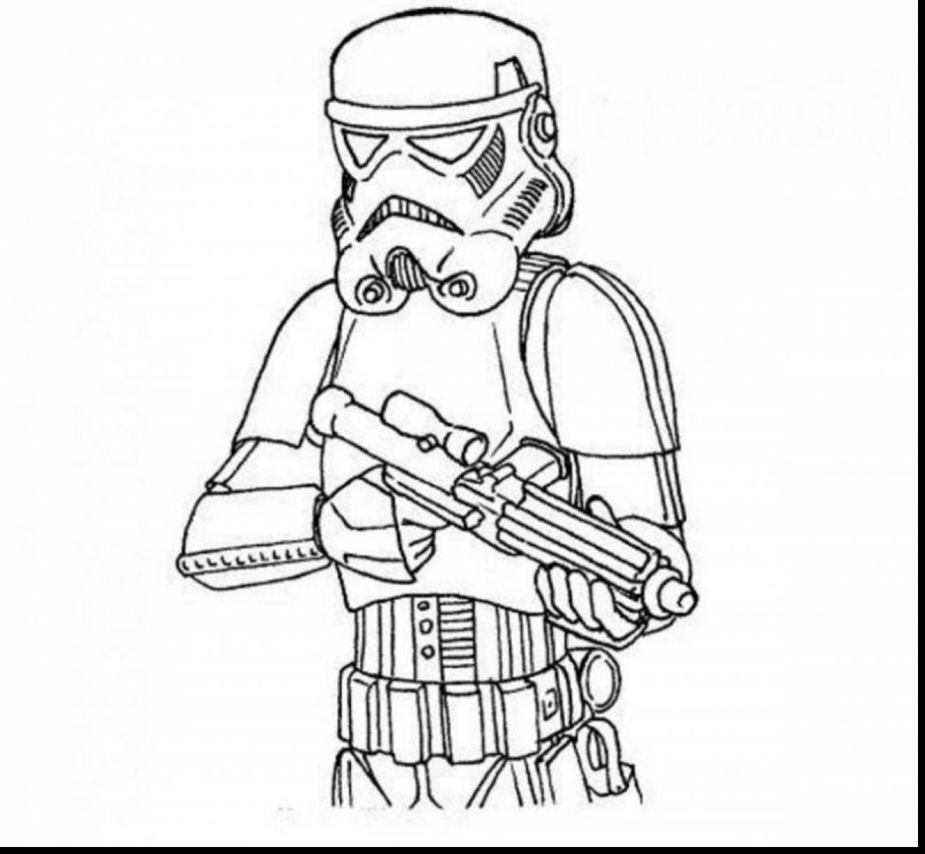 1320x1218 Star Wars Stormtrooper Coloring Pages Printable 312344 Simple 4