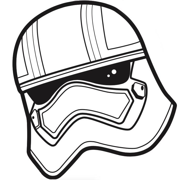 Stormtrooper Helmet Coloring Page at GetColorings.com | Free printable ...