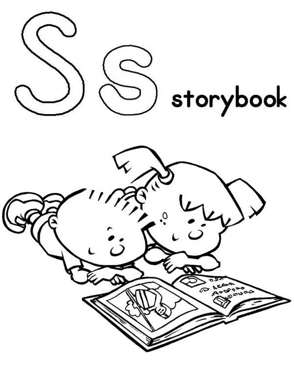 600x792 Book Colouring Page 460 0 For Story Book Coloring Pages
