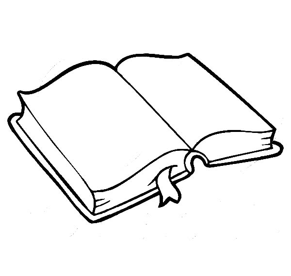 600x569 Book Colouring Page Coloring Pages Download On Bible Coloring Book