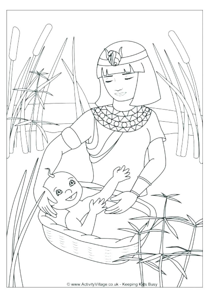 723x1024 Moses Story Coloring Pages