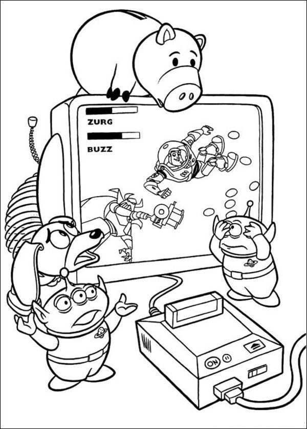 600x840 Toy Story Coloring Pages