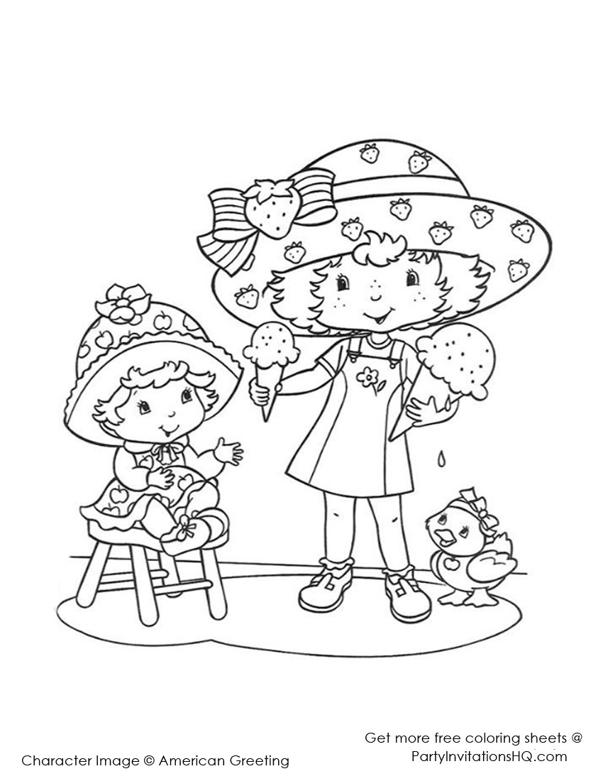 Strawberry Shortcake Coloring Pages Cool Coloring Pages 22 850x1100 Strawberry Shortcake Coloring Pages Cool Coloring Pages 22