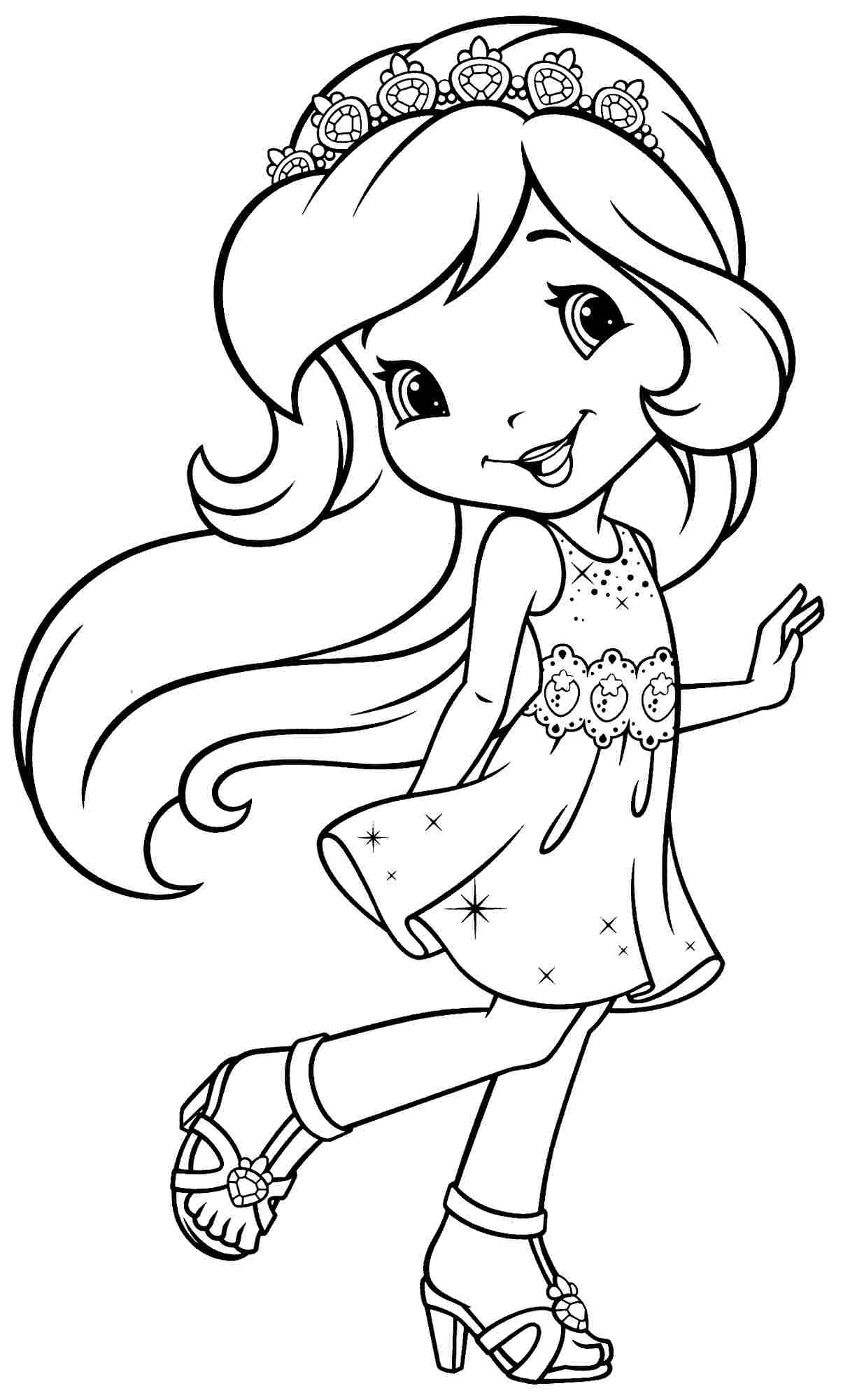 Beautiful Strawberry Shortcake Coloring Pages By Strawberry 1205x2000 Beautiful Strawberry Shortcake Coloring Pages By Strawberry