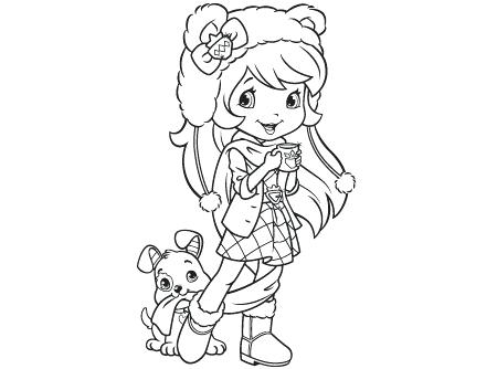 Strawberry Shortcake Coloring Pages Coloring Pages Vintage 450x334 Strawberry Shortcake Coloring Pages Coloring Pages Vintage