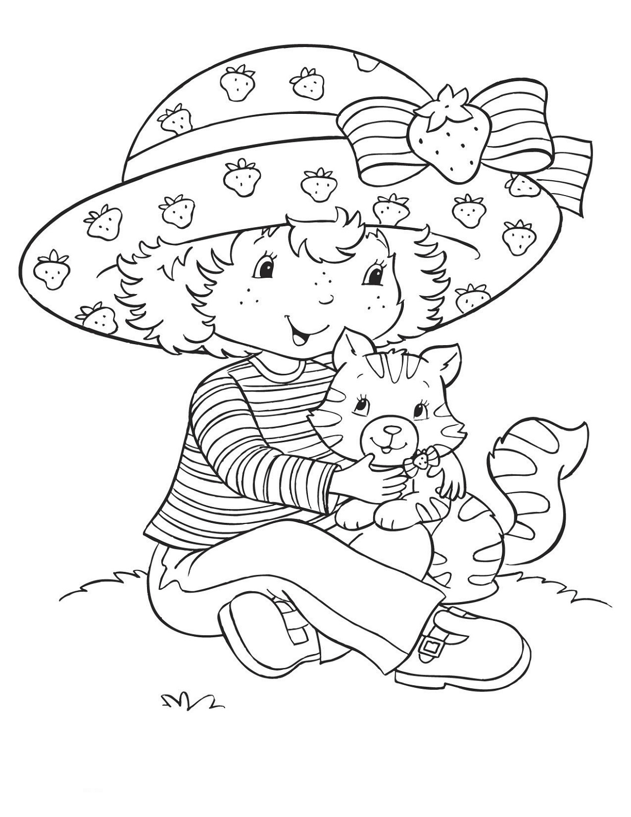 Strawberry Shortcake Coloring Pages For Kids Learning Printable 1236x1600 Strawberry Shortcake Coloring Pages For Kids Learning Printable