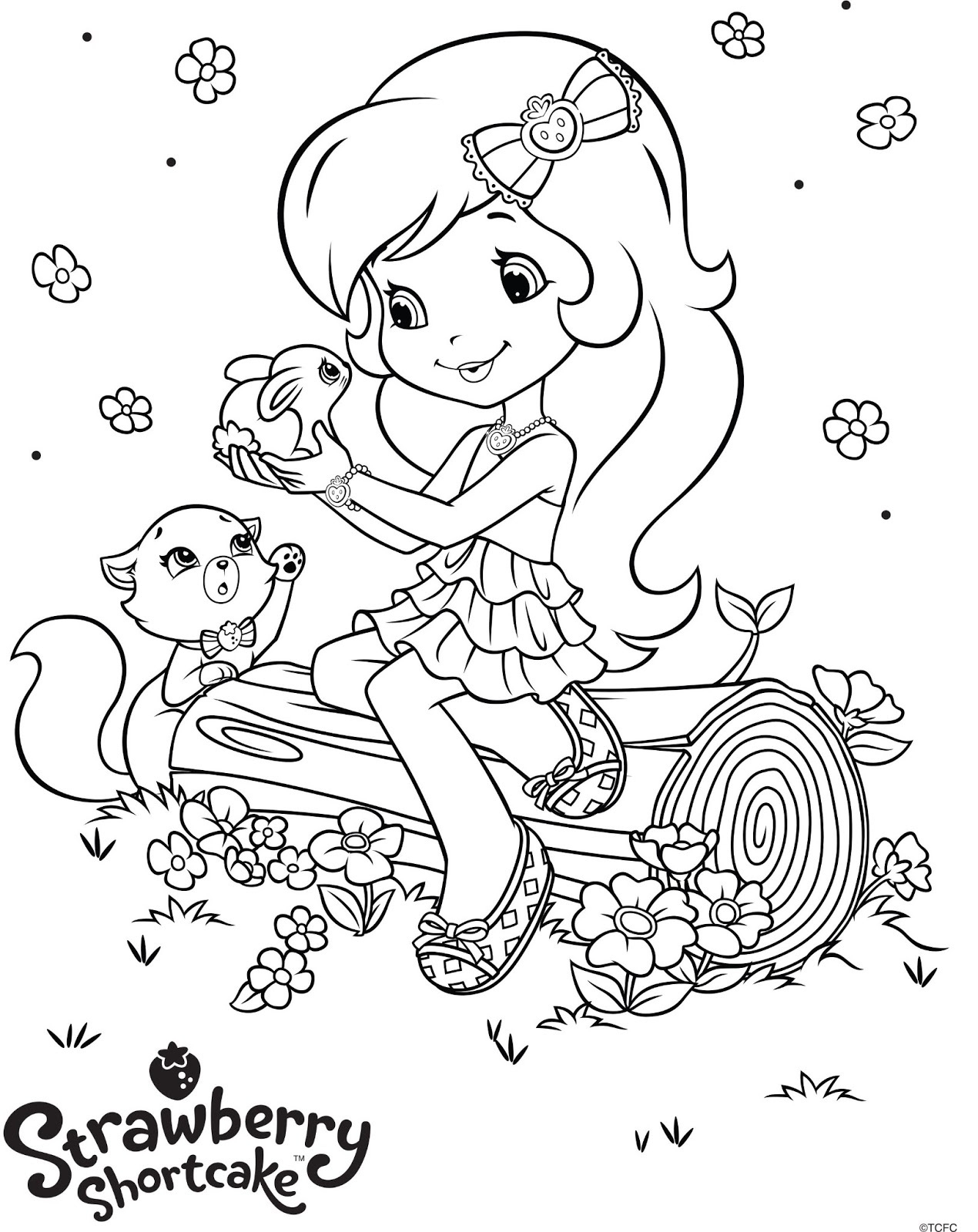 Trendy Strawberry Shortcake Coloring Pages With Hd Resolution 1270x1600 Trendy Strawberry Shortcake Coloring Pages With Hd Resolution
