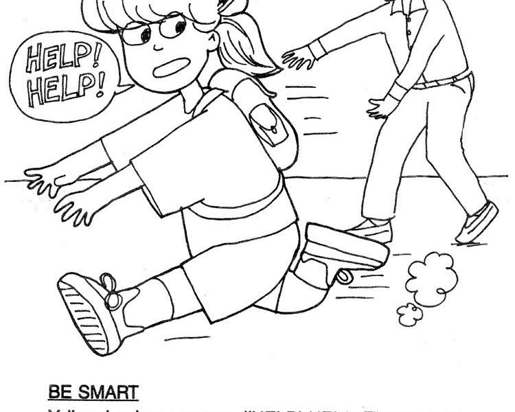 750x600 Sensational Ideas Stranger Danger Coloring Pages For Kids
