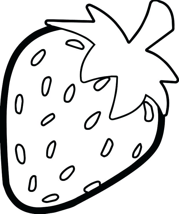 618x737 Strawberry Coloring Pages Strawberry For Coloring Strawberry