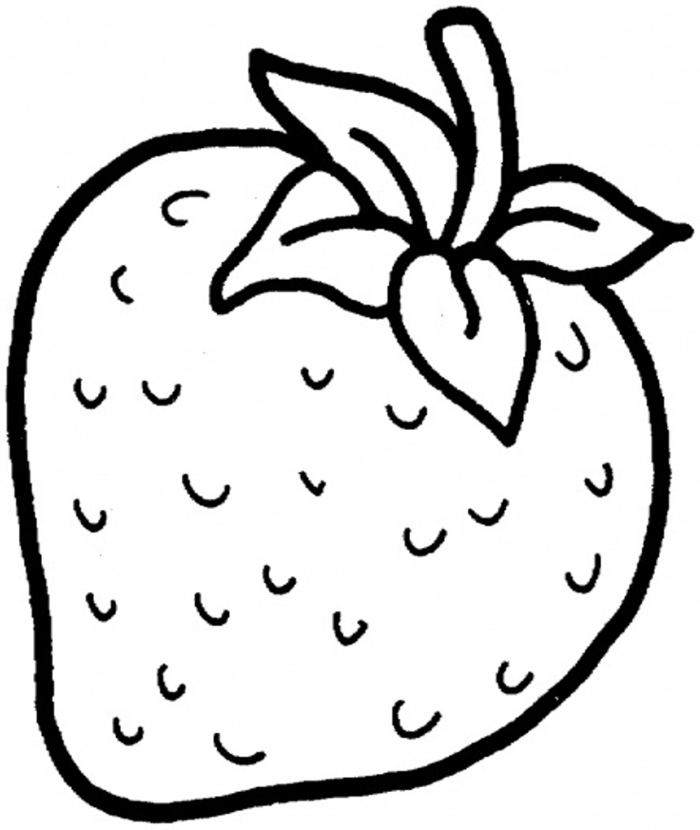 Sweet Strawberry Fruit Fruits Coloring Pages Kids Net 1000x1185 Sweet Strawberry Fruit Fruits Coloring Pages Kids Net