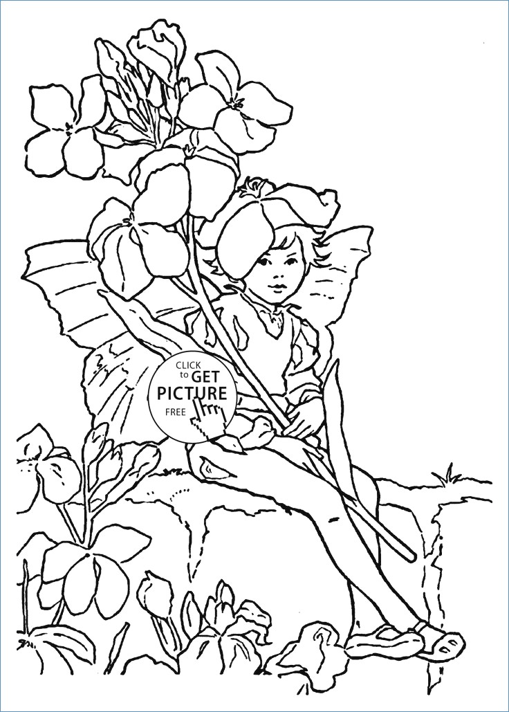 Letter S For Strawberry Flower Fairy Coloring Page 736x1029 Letter S For Strawberry Flower Fairy Coloring Page