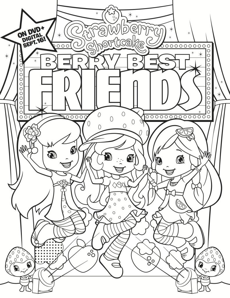 Free Printable Strawberry Shortcake Coloring Page Free Printable 791x1024 Free Printable Strawberry Shortcake Coloring Page Free Printable