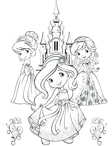 464x601 Strawberry Shortcake Coloring Pages Young Strawberry Strawberry