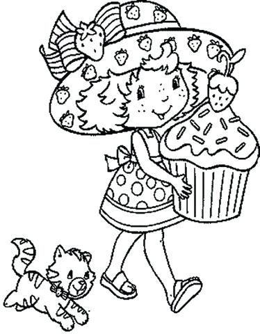 Strawberry Shortcake Characters Coloring Sheets Pages Stamps 374x480 Strawberry Shortcake Characters Coloring Sheets Pages Stamps