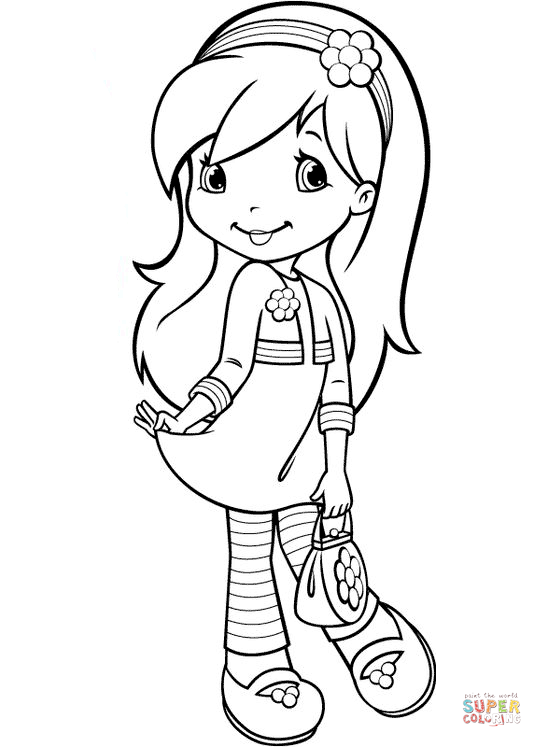 Strawberry Shortcake Coloring Games Raspberry Torte 542x747 Strawberry Shortcake Coloring Games Raspberry Torte