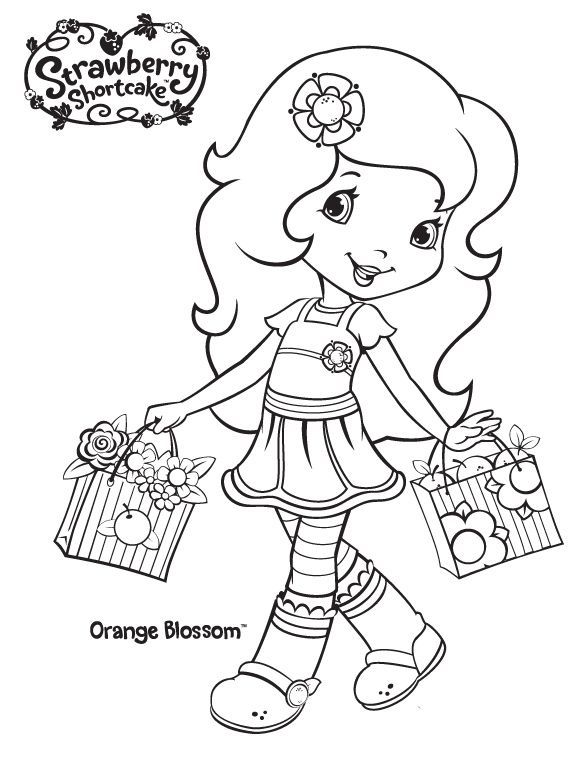 Coloriage Charlotte Aux Fraises Chica Fresita Kids 576x759 Coloriage Charlotte Aux Fraises Chica Fresita Kids