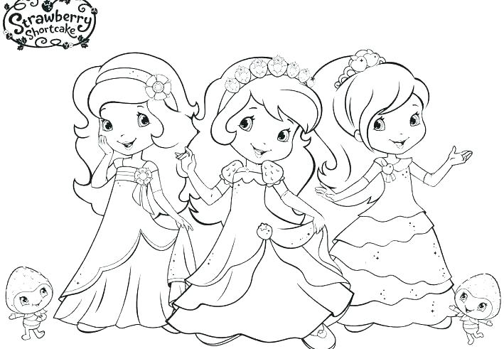 Coloring Pages Of Strawberry Shortcake And Her Friends 709x491 Coloring Pages Of Strawberry Shortcake And Her Friends