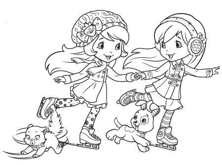 Strawberry Shortcake Coloring Pages 7831, 450x334 Strawberry Shortcake Coloring Pages 7831,