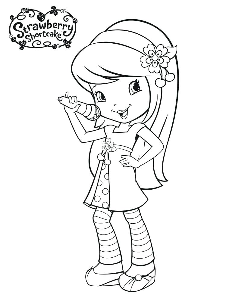 Strawberry Shortcake Coloring Pages Cherry Jam Page Free Printable 750x1000 Strawberry Shortcake Coloring Pages Cherry Jam Page Free Printable