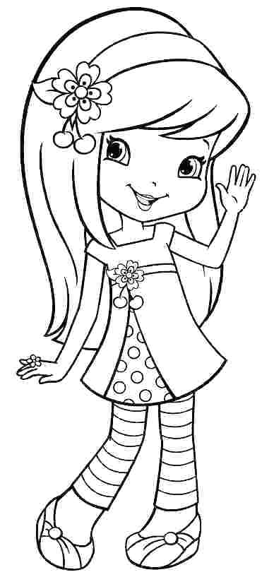 Coloring Page Strawberry Strawberry Shortcake Printable Coloring 388x817 Coloring Page Strawberry Strawberry Shortcake Printable Coloring