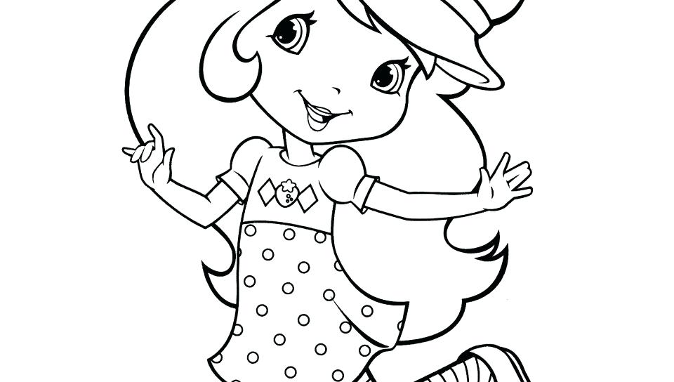 With Cherry Jam Strawberry Shortcake Coloring Page Pages 960x544 With Cherry Jam Strawberry Shortcake Coloring Page Pages