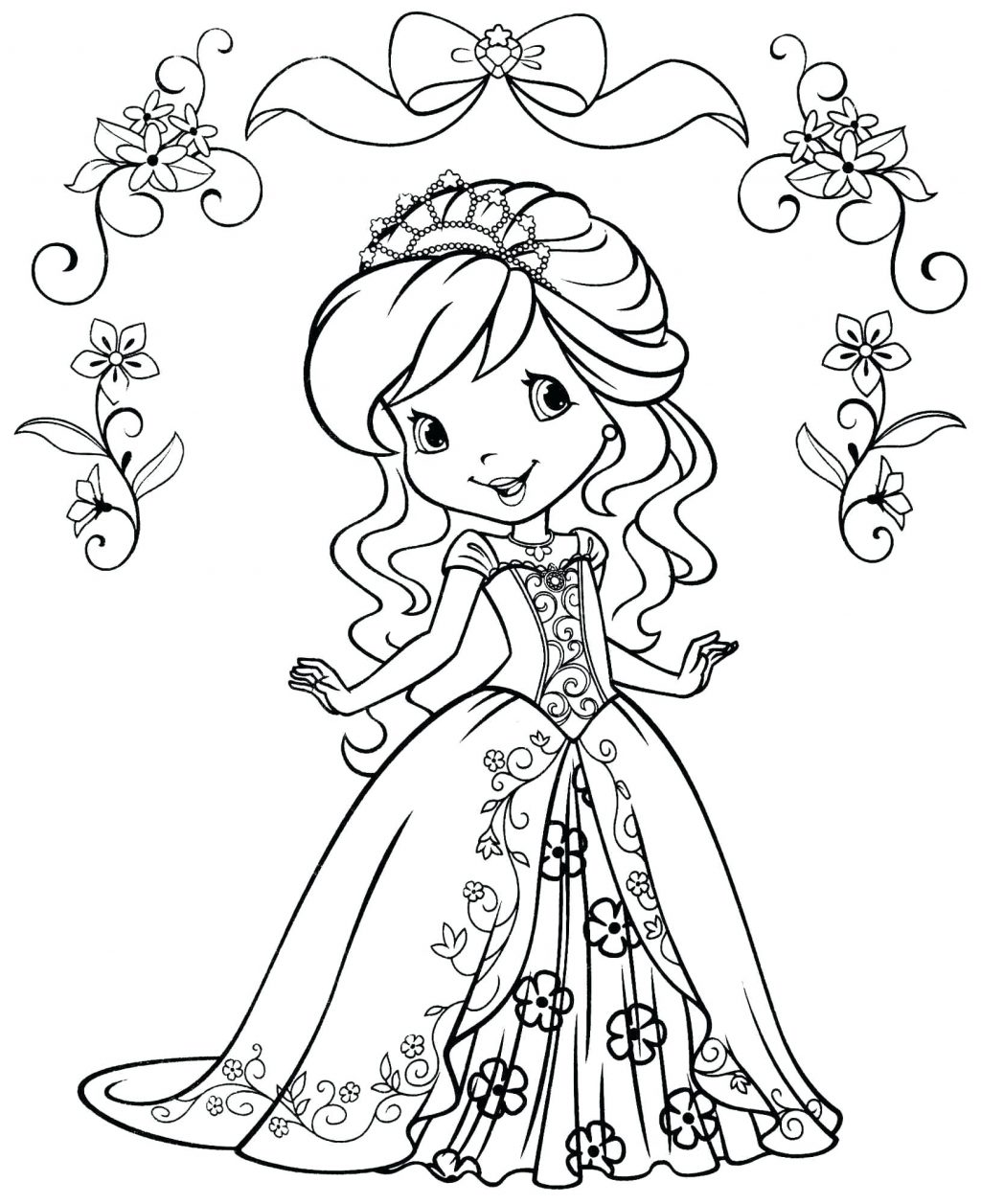 Coloring Page ~ Strawberry Shortcake Coloring Page Pages 1024x1257 Coloring Page ~ Strawberry Shortcake Coloring Page Pages