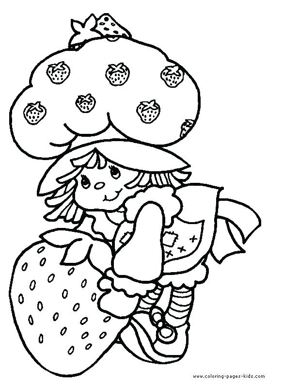 Free Strawberry Shortcake Coloring Pages 584x800 Free Strawberry Shortcake Coloring Pages
