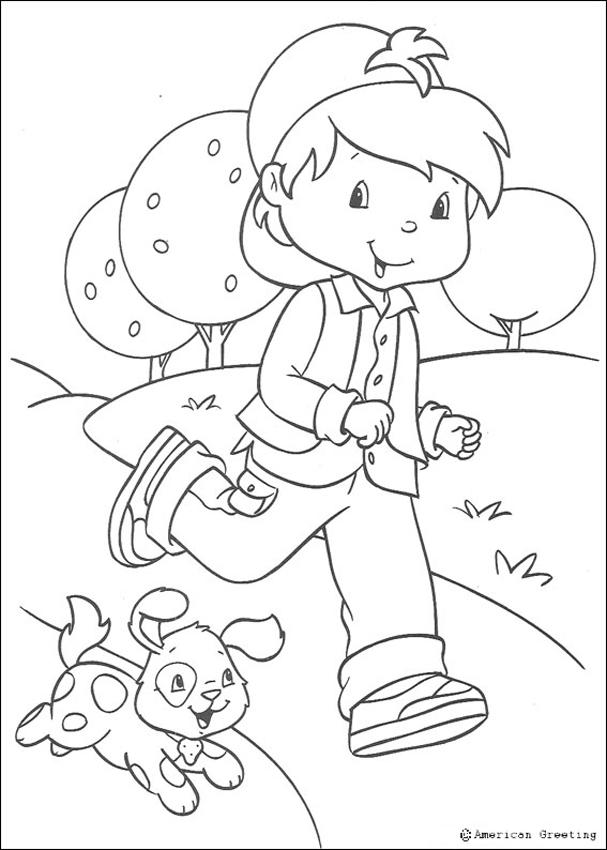 Huckleberry Pie And Sweet Dog Coloring Pages 607x850 Huckleberry Pie And Sweet Dog Coloring Pages