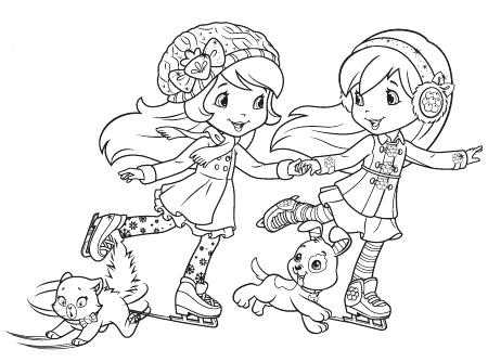 Charming Ideas Strawberry Shortcake Coloring Pages Princess 450x334 Charming Ideas Strawberry Shortcake Coloring Pages Princess