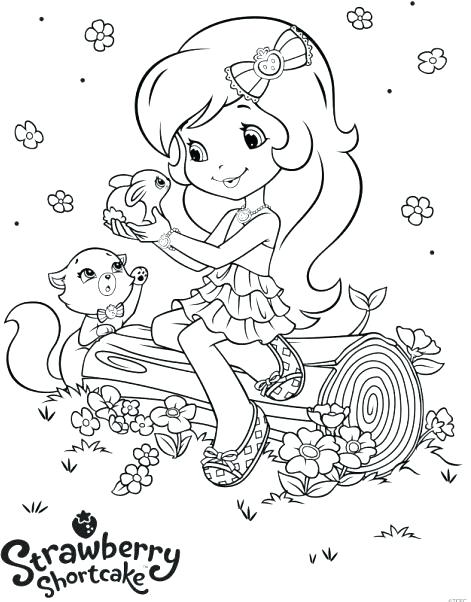 471x602 Free Printable Strawberry Shortcake Coloring Pages Printable