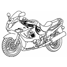 Street Bike Coloring Pages at GetColorings.com | Free printable ...