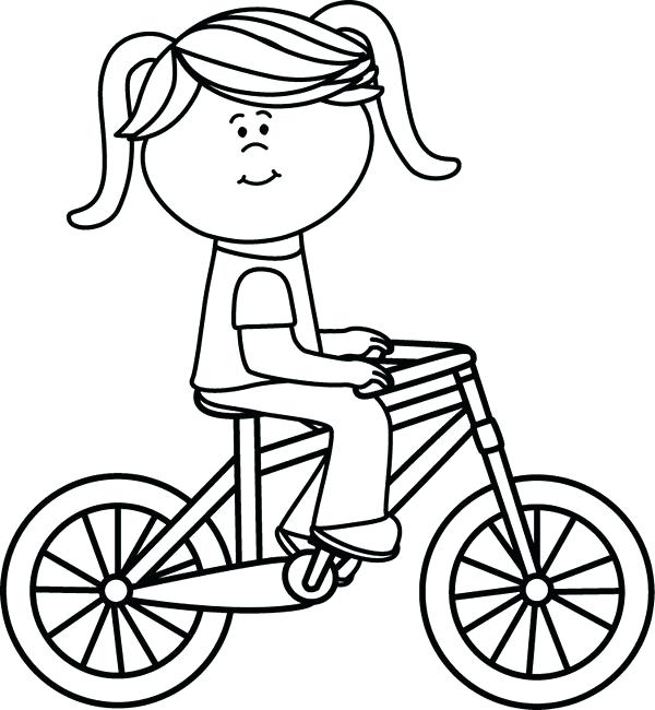 Bicycle Coloring Pages For Girls Printable Coloring Pages For Free 600x650 Bicycle Coloring Pages For Girls Printable Coloring Pages For Free