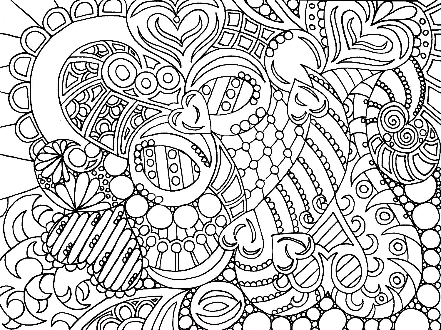 Downloadable Colouring Pages For Relieving Stress And Anxiety 1500x1123 Downloadable Colouring Pages For Relieving Stress And Anxiety