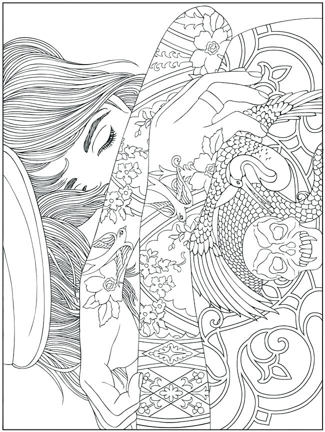 650x863 Stress Relief Coloring Pages Online