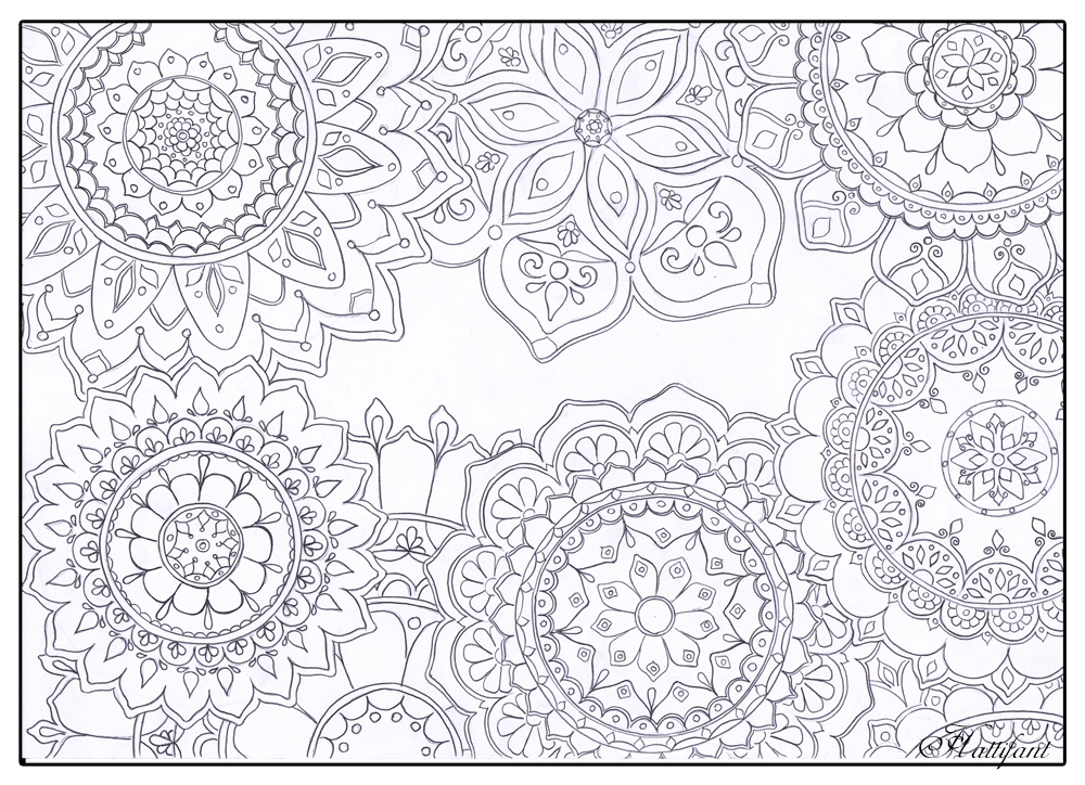 1000x724 Stress Relief Mandala Flowers