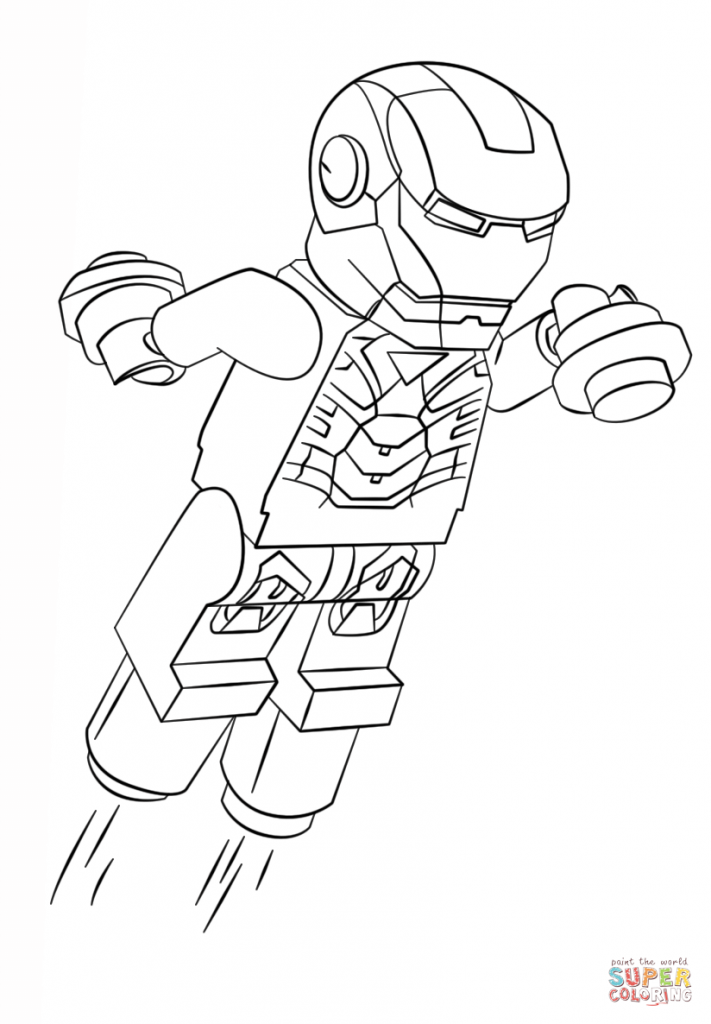 711x1024 Lego Iron Man Coloring Pages