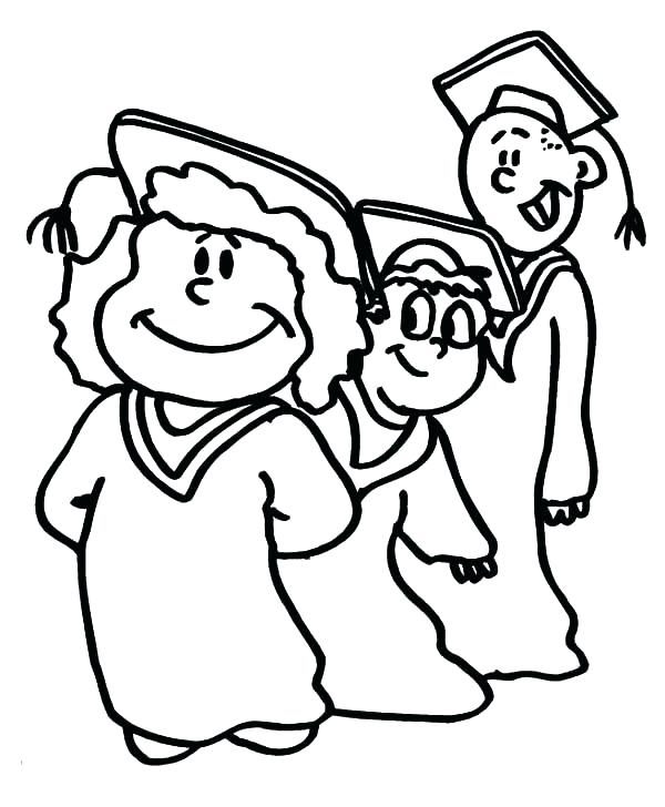 600x728 Graduation Coloring Pages Blues Graduation Coloring Pages