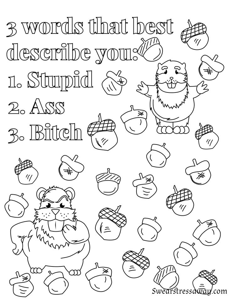 Stupid Coloring Pages