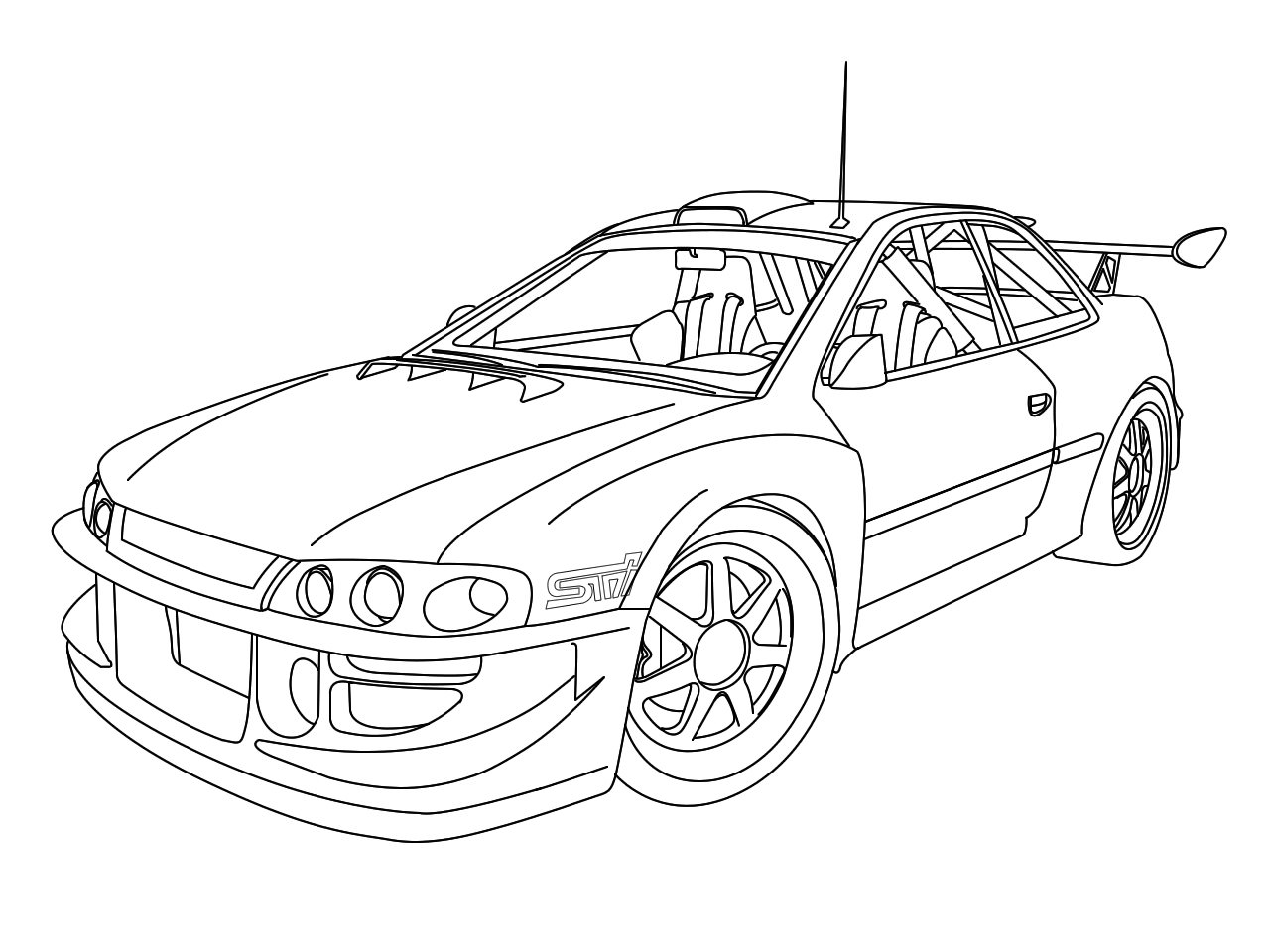 1280x960 Great Subaru Coloring Pages Wrx 2018 Open