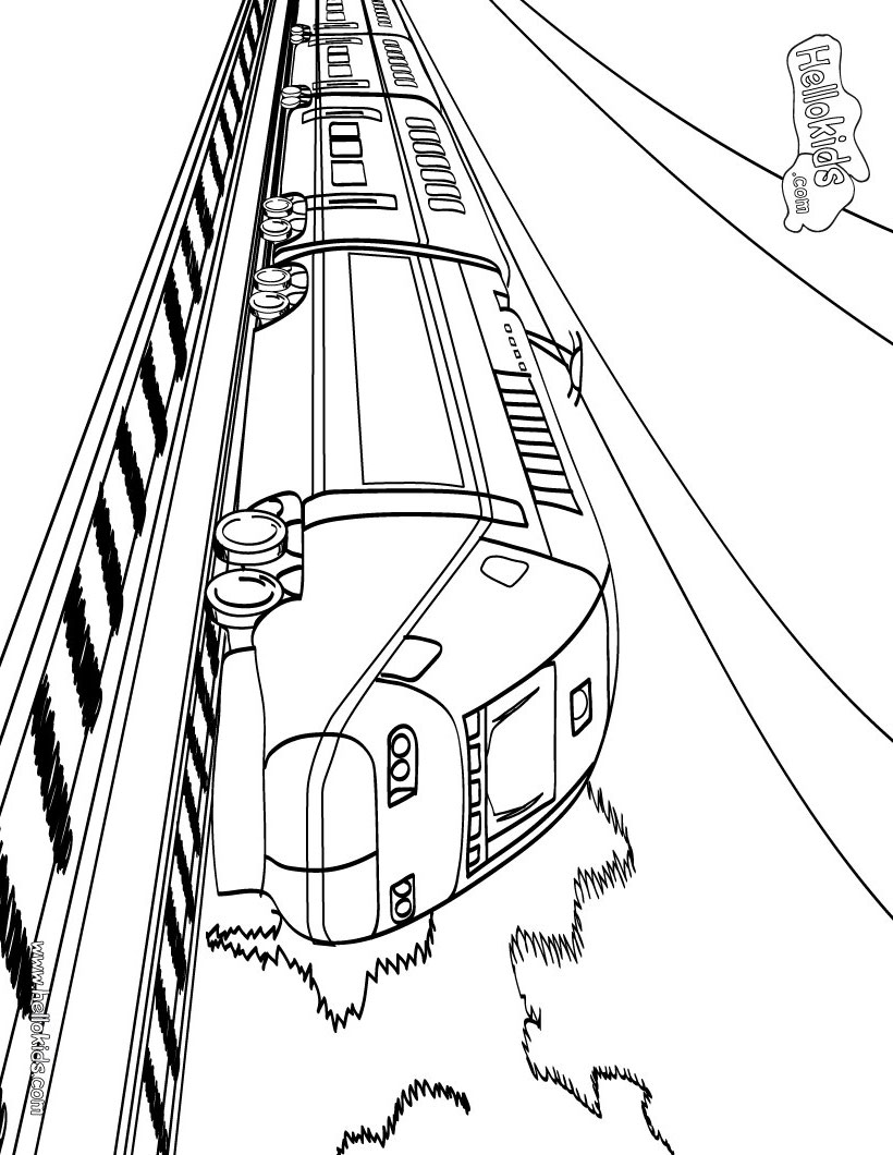 820x1060 New High Speed Train Coloring Pages Freight Page Free Printable