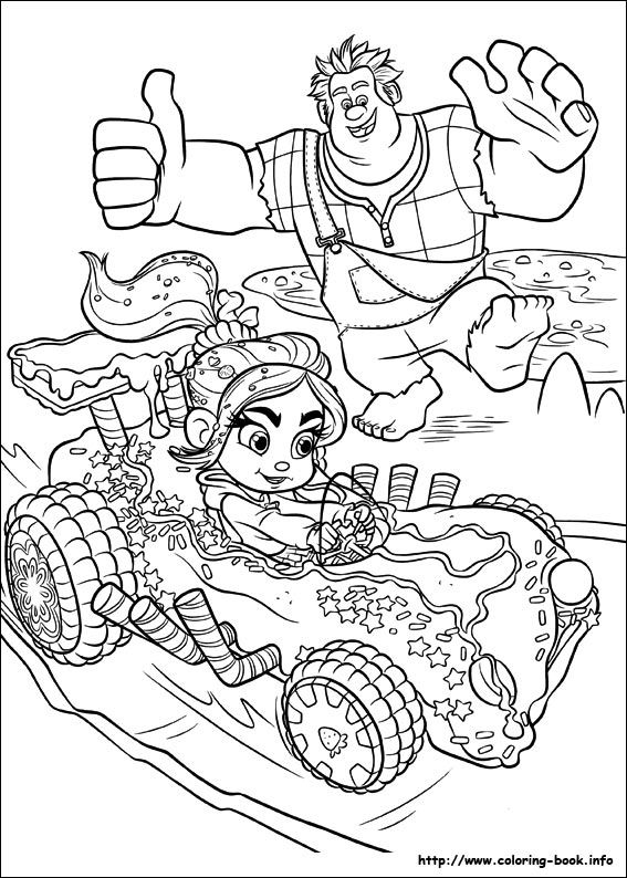 Ralph Teaches Vanellope How To Drive A Kart Wreck It Ralph 567x794 Ralph Teaches Vanellope How To Drive A Kart Wreck It Ralph