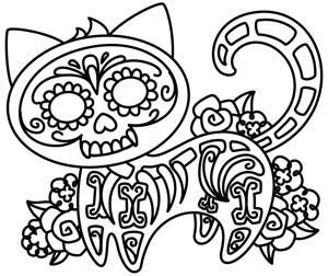 Skelakitty Coloringdiy Urban Threads, Embroidery 300x252 Skelakitty Coloringdiy Urban Threads, Embroidery