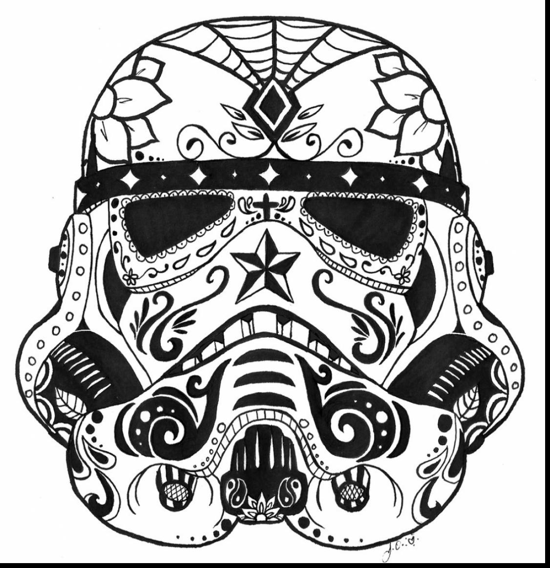 Surprising Star Wars Nice Sugar Skull Coloring Pages 1126x1162 Surprising Star Wars Nice Sugar Skull Coloring Pages